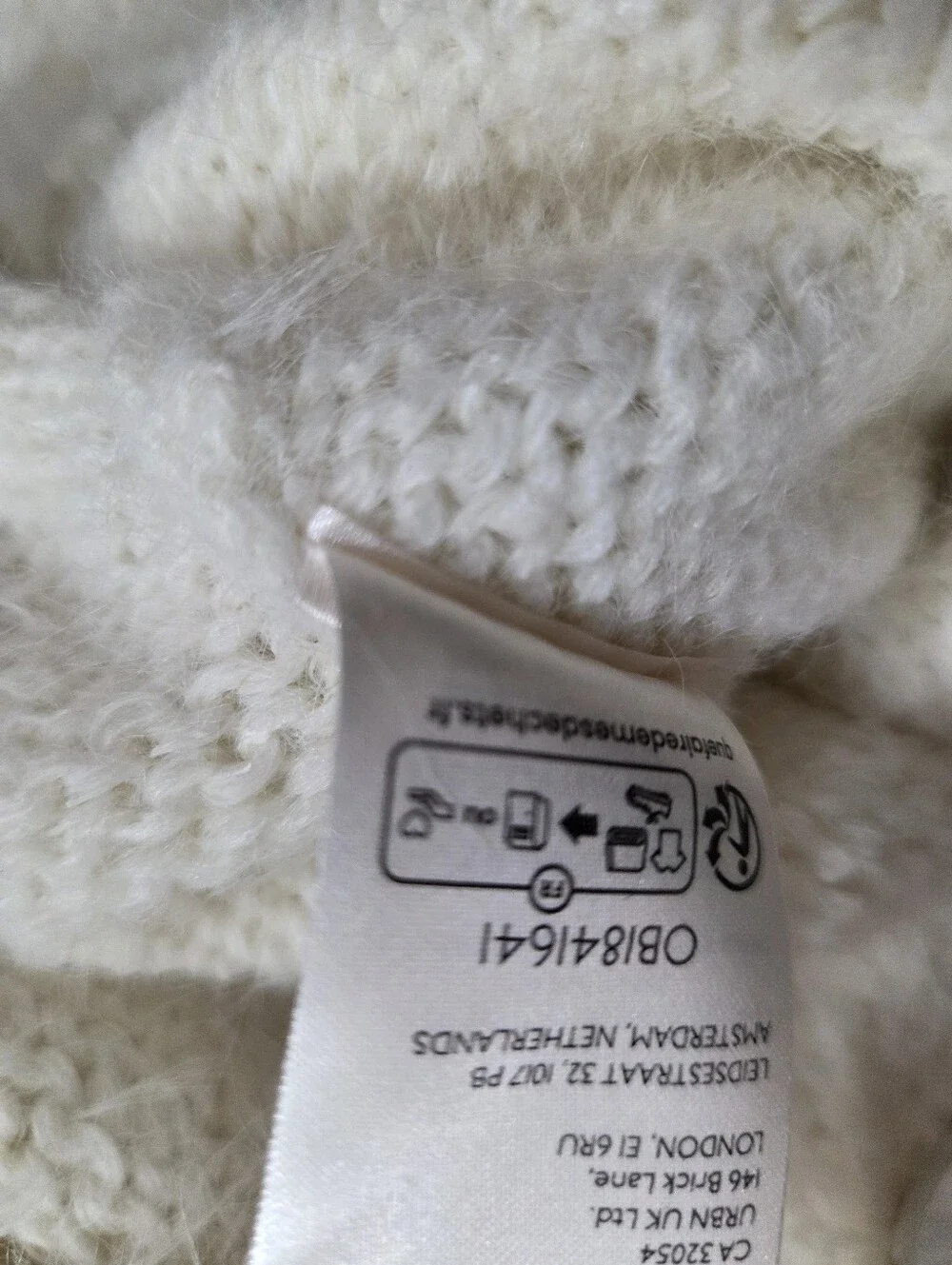 NWT Free People Willow Cardi Cardigan Sweater Tofu Combo Ivory Size Small Boho